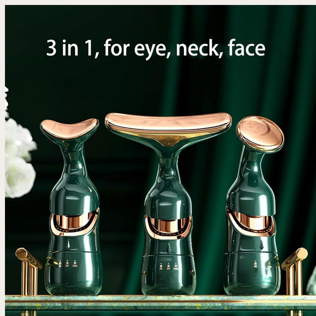 housedecoronlineshop 2 In 1 Anti Wrinkles  Facial Massager For Skin Care