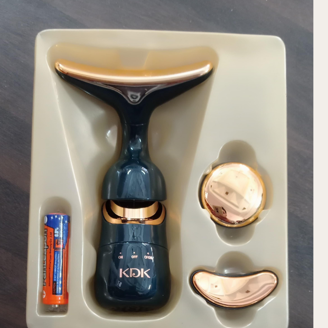 housedecoronlineshop 2 In 1 Anti Wrinkles  Facial Massager For Skin Care